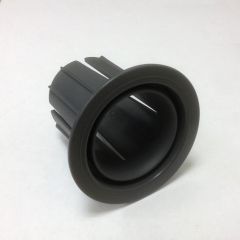 Black plastic stretch wrap film holder for core ø 50mm