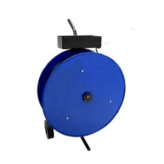 OP-6 blue metal decoiler for PP and PET strap inner diam. 200-400mm