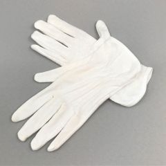 Белые хлопковые перчатки, размер 8, 12 пары/упак.