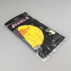 Yellow cleaning latex gloves M/7-7.5