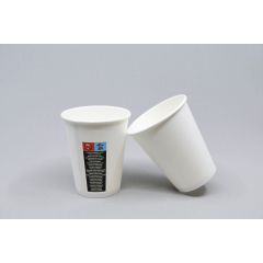 White paper coffee cup 300ml, ø 90mm, 50pcs/pack