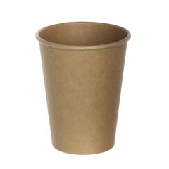 Kraft coffee cup 300ml ø90mm, brown, 50pcs/pack
