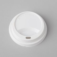 White PS lid for vending coffe cup with ø 73mm, 100pcs/pack