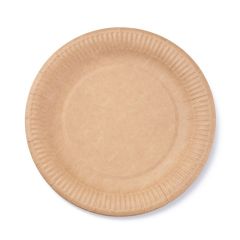 Brown paper plate 100pcs/pack