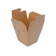 Kraft paper asian fast food box 750ml, 50pcs/pack