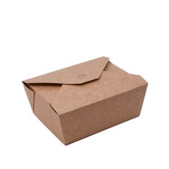 Kiirtoidukarp 1150ml 150x120x65mm, kraft,35tk
