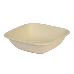 Square bowl made of sugarcane 1200ml, 215x215x61mm,50pcs 