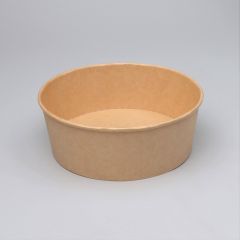 Round paper container 1100ml, 185x70mm, 50pcs/pack