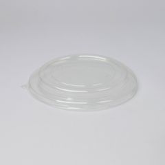 Clear PET cover for round paper container 1100ml, 50pcs/pack