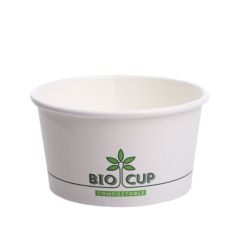 BIOCUP бумажные контейнеры круглые 350мл, ø115мм, 25шт/упак