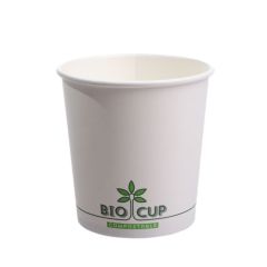 BIOCUP supitops 750ml, ø115mm, valge kartong/PLA, pakis 25tk