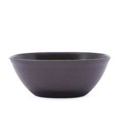 Soup bowl 635ml, PP,147x147x56mm, black, reusable, 252 pcs