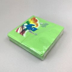 Bicolor бумажные салфетки 330x330мм зелёные, 40шт/упак.