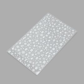 Pildiga pakkekott Valged jõulud 200x330+30mm, 30µm, OPP, pakis 100tk