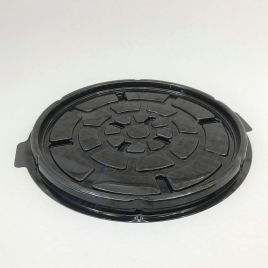 Черная круглая основа для торта ø220мм PET, 156шт/коробка