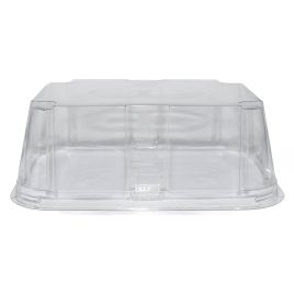 Clear rPET lid for container 145x105x45mm, 390pcs