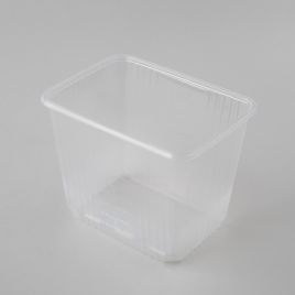 Eurobox KP-823 container 2000ml, 185x130x124mm, PP, 50pcs/pack