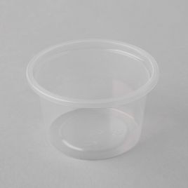 Transparent round deli container 150ml, ø 95mm, H50mm, PP, 880pcs/box