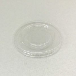 Пластиковые крышки для соусников 90мл, прозрачные PET, 100шт/упак