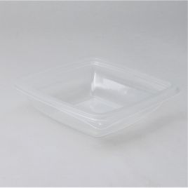 Пластиковые прямоугольные контейнеры 500SQ, прозрачные РET, 100шт/упак.