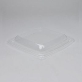 Пластиковые крышки для контейнеров 500/750SQ, прозрачные РET, 100шт/упак.