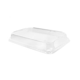 Lid PET, for sushi box 224x141x35mm, transp, 50pcs 