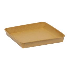 Sushi tray PAP/PE, 314x314x24mm, PET, 50psc