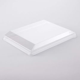 Clear lid for sushi tray 320x250mm, RPET, 120pcs/box