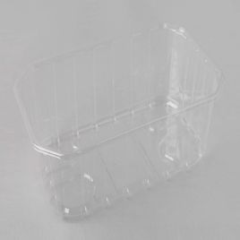 Clear vented berry container FP 1000g, 190x116x100mm, PET, 576pcs/box