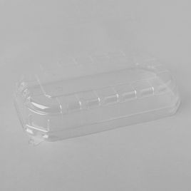 Clear high lid for FP 500/1000g berry container, PET, 576pcs/box