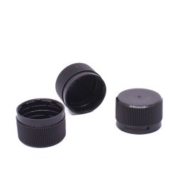 Cap with a fastener for bottle 50ml, 28mm, HDPE, black