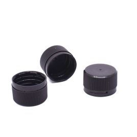 Kork kinnitiga pudelile 38mm, HDPE, must