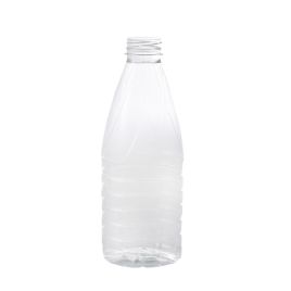 Пластиковая бутылка, без крышек, 1л, ø38мм, прозрачная PET, 120шт/упак.