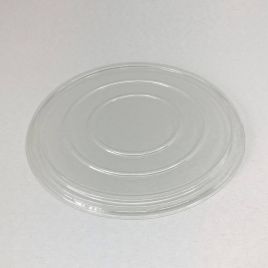 Transparent dome lid for ø 180mm round deli container, PET, 300pcs/box