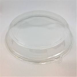 Clear rPET dome cover for large catering tray ø460mm, 25pcs/pack