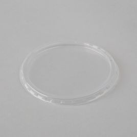 Пластиковые крышки круглые ø101мм для контейнеров прозрачные РР, 100шт/упак.