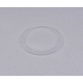 Пластиковые крышки для соусников K708, прозрачные PP, 100шт/упак