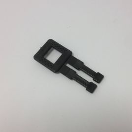 Gray plastic buckle for PP band strapping, 16mm, 1000pcs/box