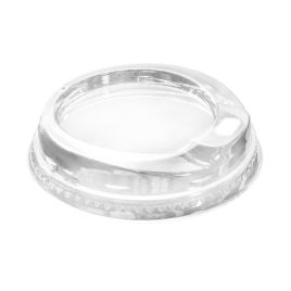 Lid for dessert or drink cup, Ø95mm, PET/rPET, 50psc