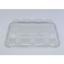 Transparent sugarcane lid for702070 tray, 350x240 2pkx25psc