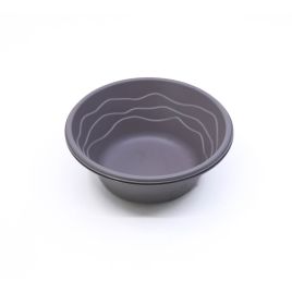 Soup bowl 400ml, PP, Ø140mm, grey, reusable, 20 pcs