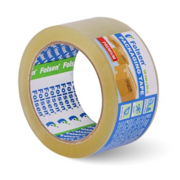 Packaging tape Premium Silent 50mmx66m, 32µm, transparent PP