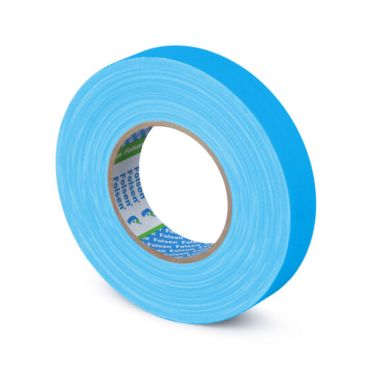 N/kind. fluorestsents teip 25mmx50m, 300µm, kangas/PE