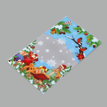 Poly bag Birds 200x330+30mm, 30µm, transp, OPP, 100pcs/pack
