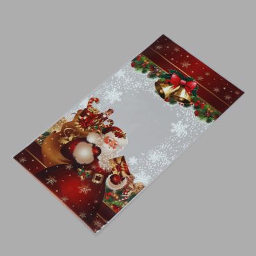 Poly bag Santa 200x380+30mm, 30µm, transp, OPP, 100pcs/pack