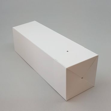 Kinkekarp PopUp 100x100x350mm, paelata valge kartong
