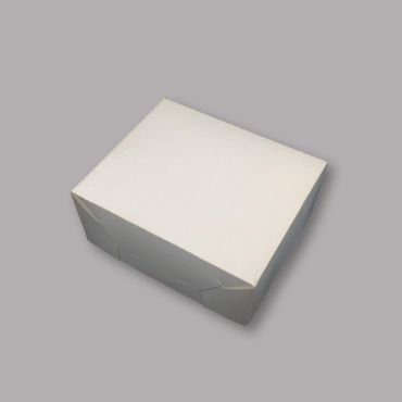 White cardboard cake box nr 1, 145x115x60mm, 150set/pack