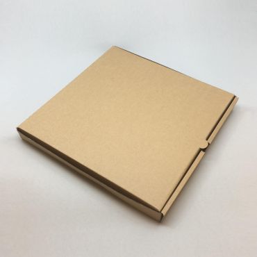 Brown cardboard pizza box 300x300x30mm, 75pcs/pack