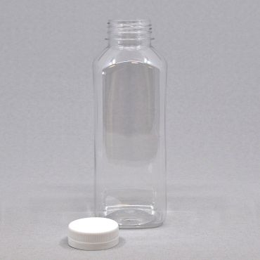 Kandiline plastpudel, ilma korgita, 0,5l, kael 38mm, PET, pakis 104tk