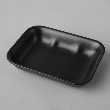 Black foam tray 70S, 180x135x35mm, EPS, 500pcs/box